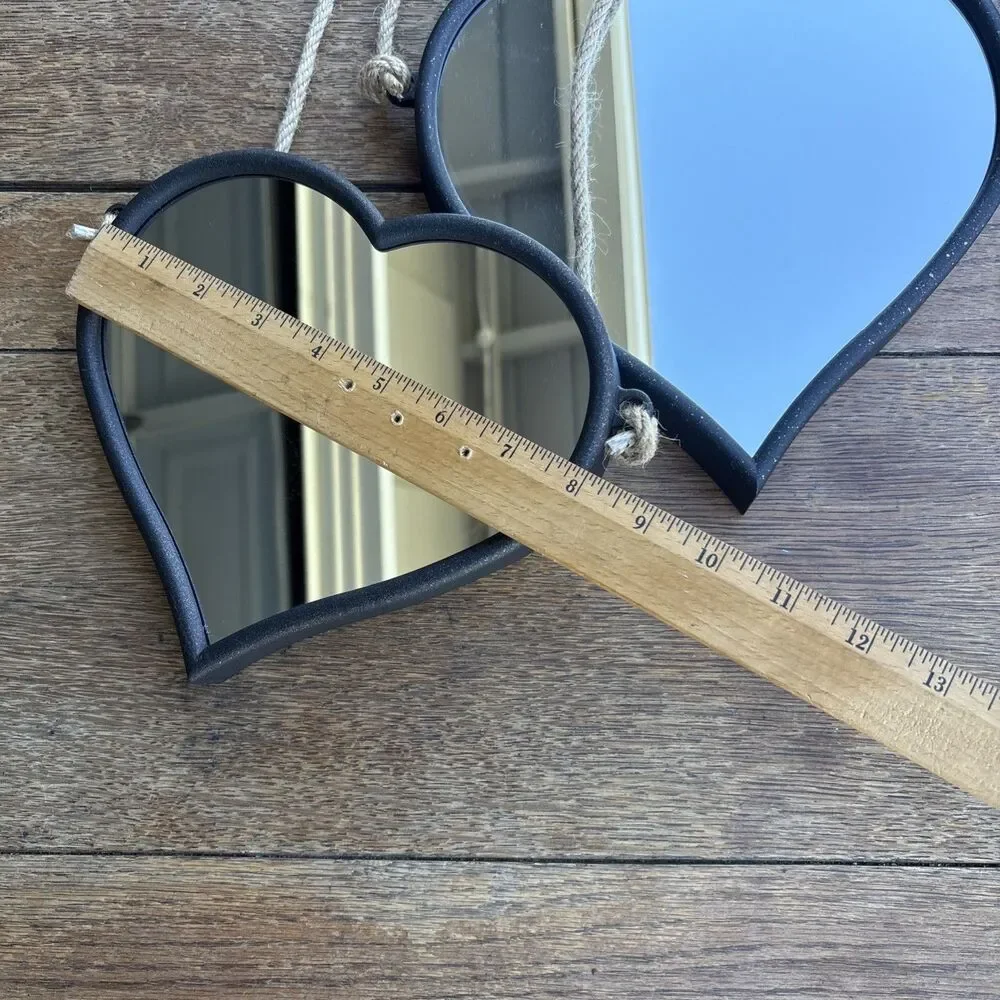Rustic/industrial/coastal heart mirrors ￼